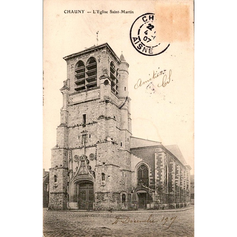 02300 – CHAUNY – DIE KIRCHE SAINT-MARTIN