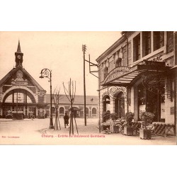 02300 - CHAUNY - THE ENTRANCE TO BOULEVARD GAMBETTA