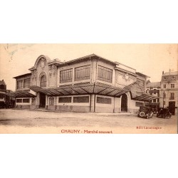 02300 - CHAUNY - MARCHÉ COUVERT