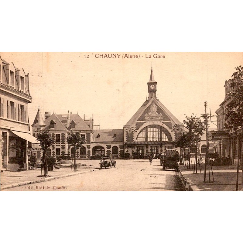 02300 – CHAUNY – BAHNHOF - 1928