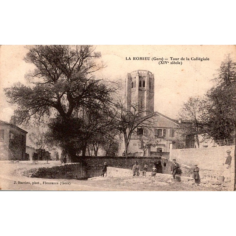 32480 - LA ROMIEU - TOUR DE LA COLLEGIALE - XIV SIECLE