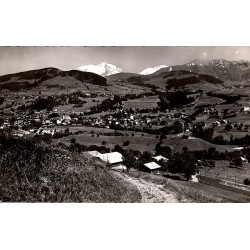 74120 - MEGEVE - GENERAL VIEW AND MONT BLANC