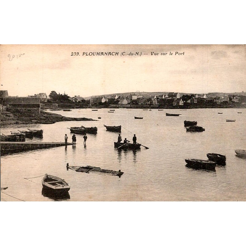 22700 - PLOUMANAC'H - VIEW OF THE PORT