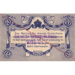 KOMITAT 57 - METZ - HANDELSKAMMER - 1 FRANC - 27/12/1918