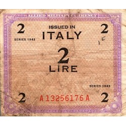 ITALIE - PICK M 18 a - 5 LIRE - 1943 A