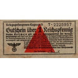 GERMANY - 1 REICHSPFENNIG - 1939-1944 - SERIES 7 - PRISON CAMP NOTE