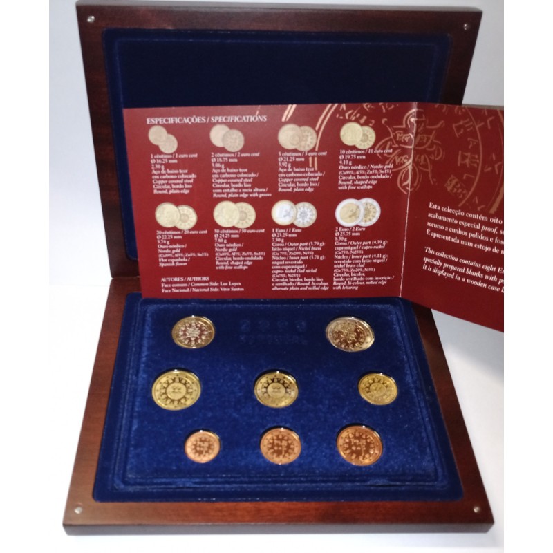 PORTUGAL - COFFRET EURO BELLE EPREUVE 2003 - 8 PIÈCES