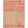 FRANCE - MINISTRY OF INDUSTRIAL PRODUCTION - SHOES PURCHASE COUPON - WOMEN'S WORK USE