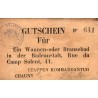 FRANCE - 02300 - CHAUNY - GERMAN OCCUPATION - 1 SHOWER - NUMBERED - 1914