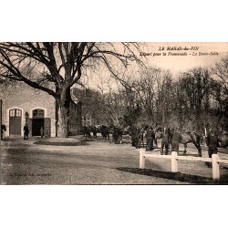 County 62310 - LE HARAS-DU-PIN - departure for the walk - the butte-selle