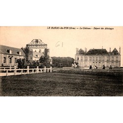 County 62310 - LE HARAS-DU-PIN - LE CHATEAU - DEPARTURE OF THE CARRIAGES