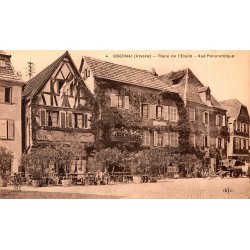 COUNTY 67210 - OBERNAI - PLACE DE L'ETOILE - PANORAMIC VIEW