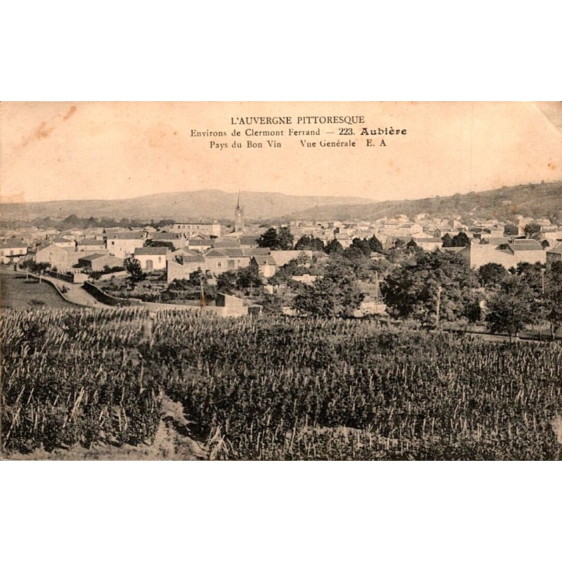 COUNTY 63170 - AUBIERE - SURROUNDINGS OF CLERMOND FERRAND - GENERAL VIEW