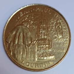 COUNTY 65 - LOURDES - NOTRE-DAME - JOHN-PAUL II - COLLECTOR'S MEDAL - 2004