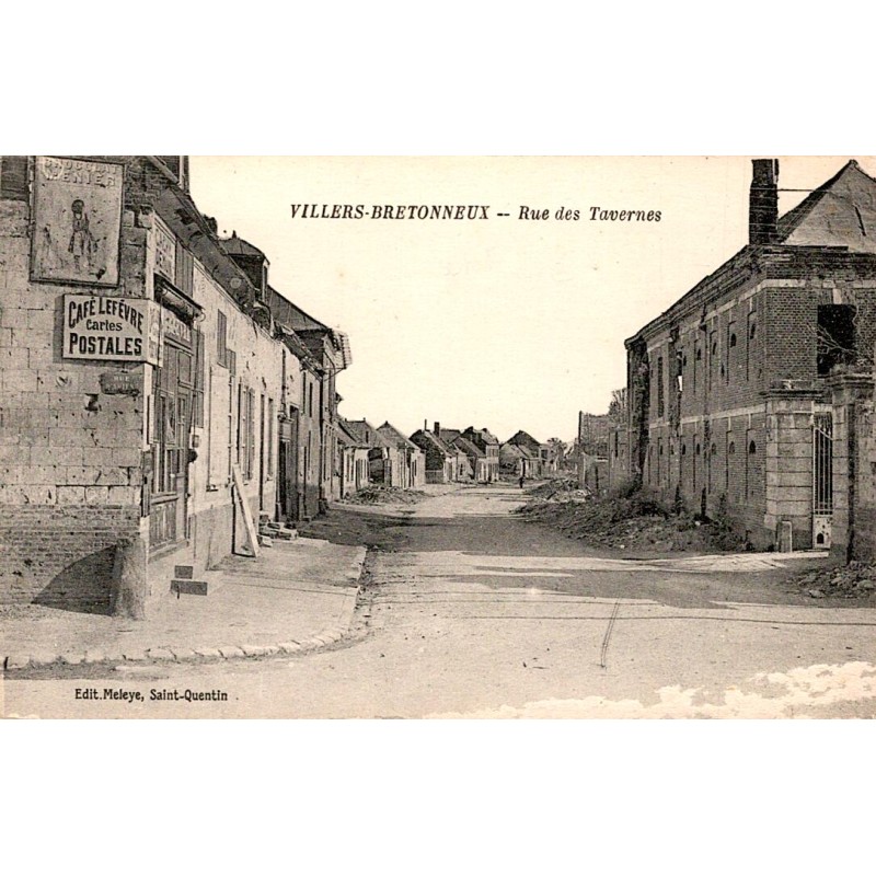 COUNTY 80800 - VILLERS-BRETONEUX - TAVERNES STREET