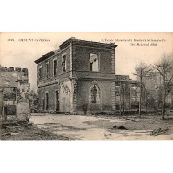 02300 - CHAUNY EN RUINES - L'ECOLE MATERNELLE - BOULEVARD GAMBETTA