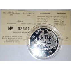 FRANKREICH - 6,55957 FRANCS 2001 - Freiheit - Monnaie de Paris