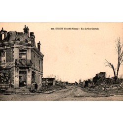 COUNTY 02300 - CHAUNY - DEVASTATED CHAUNY - RUE ARTHUR LACROIX