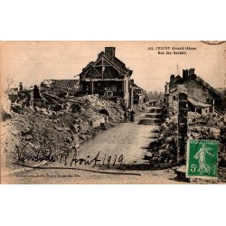 02300 - CHAUNY - RUE DES NAVOIRS - 1919