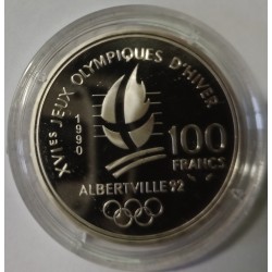 FRANCE - KM 980 - 100 FRANCS 1990 - TYPE ALBERVILLE 1992 - SPEED SKATING