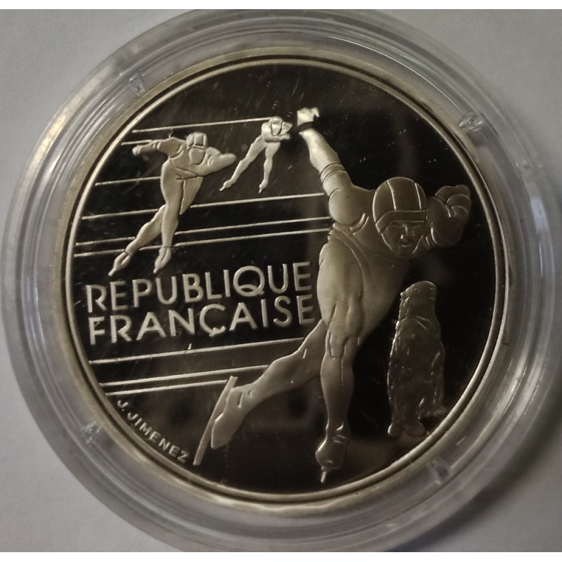 FRANCE - KM 980 - 100 FRANCS 1990 - TYPE ALBERVILLE 1992 - SPEED SKATING