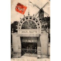 COUNTY 75000 - PARIS - ENTRANCE TO THE MOULIN DE LA GALETTE