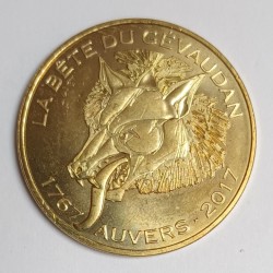 County 43 - SAUGUES - THE BEAST OF GEVAUDAN - PARIS MINT - 2017