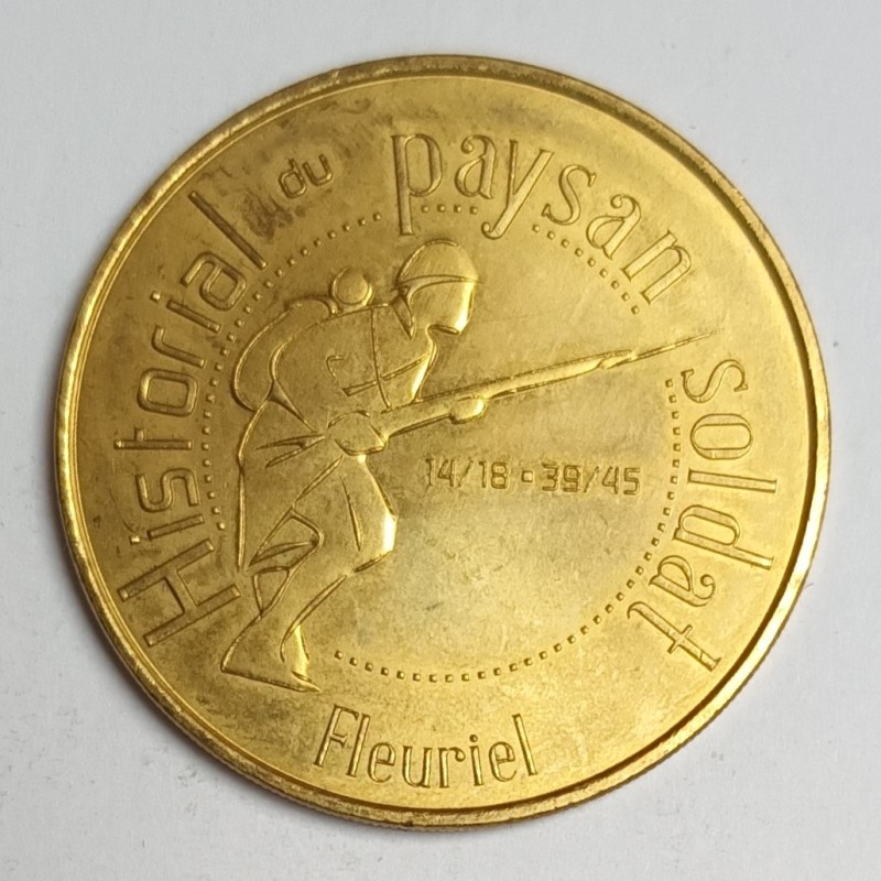 Komitat 03 – FLEURIEL – GESCHICHTE DES BAUERNSOLDATEN – 14/18 – 39/45 – Paris Mint – 2016