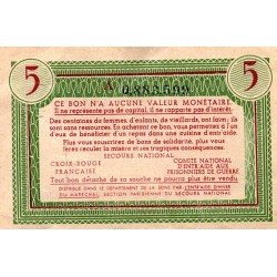 FRANCE - PICK 4 - BANKNOTE OF SOLIDARITY - 5 FRANCS 1941 - 1942 - TYPE PÉTAIN