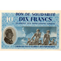 BON DE SOLIDARITÉ - 10 FRANCS 1941-1944 - TYPE PÉTAIN - NEUF