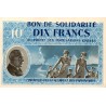 FRANCE - BANKNOTE OF SOLIDARITY - 10 FRANCS 1941-1944 - TYPE PÉTAIN