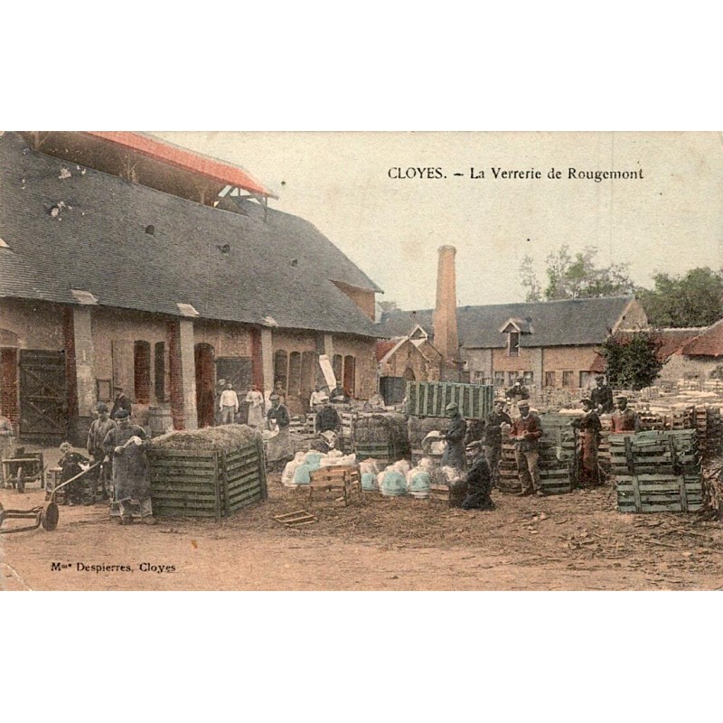 COUNTY 28220 - cloyes - the rougemont glassworks- 1905