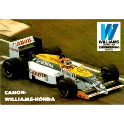 FORMEL 1 – WELTMEISTERSCHAFT – SAISON 1986-1987 – CANON-WILIAMS-HONDA