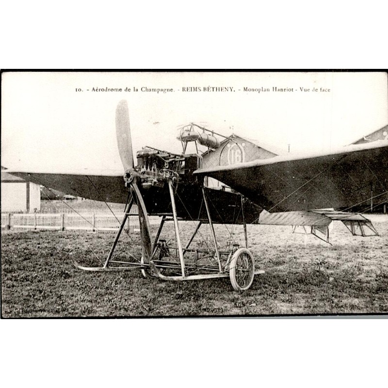 51 - REIMS - BETHENY - AERODROME DE LA CHAMPAGNE - MONOPLAN HENRIOT