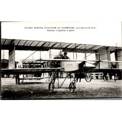 KOMITAT 51100 – REIMS – GROSSE LUFTFAHRTWOCHE – TAG DES 26. AUGUST 1909 – PAULHAN bereitet sich auf die Abreise vor