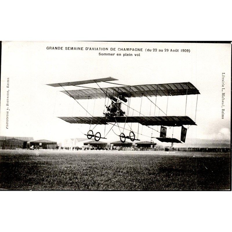 COUNTY 51100 - REIMS - GREAT CHAMPAGNE AVIATION WEEK - AUGUST 22 TO 29, 1909 - SOMMER