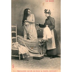 CARTE POSTALE ANCIENNE - LE BAIN - 1