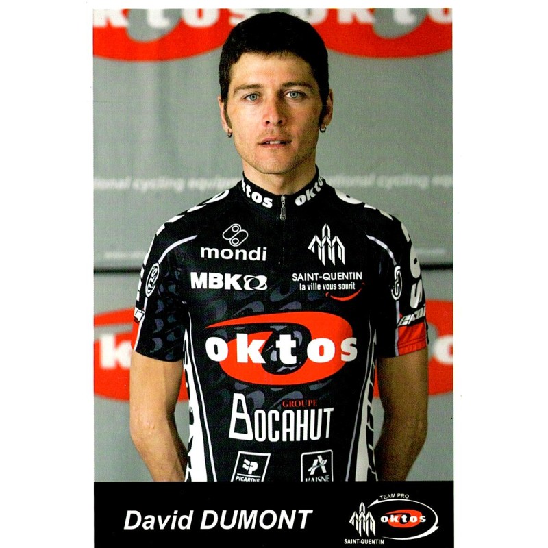 02100 - SAINT-QUENTIN - CYCLISME - DAVID DUMONT - OKTOS