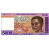 MADAGASCAR - PICK 78 b - 5000 FRANCS (1000 ARIARY) - ND 1995 - sign 5 - oiseaux - lémurien - sup