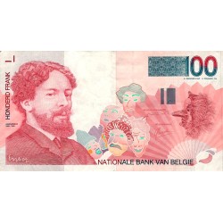 BELGIEN - PICK 147 - 100 FRANCS (1995-2001)