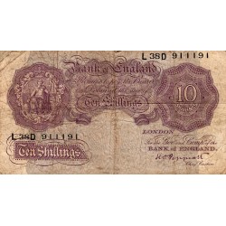 GREAT BRITAIN - PICK 366 - 10 SHILLINGS - NON DATE (1940-48) - TB