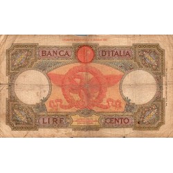 ITALIE - PICK 55 a - 100 LIRE - 30/04/1936 - TB