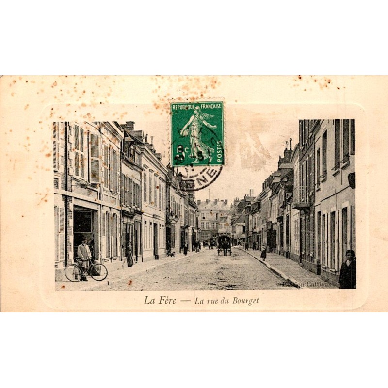 COUNTY 02800 - LA FERE - BOURGET STREET