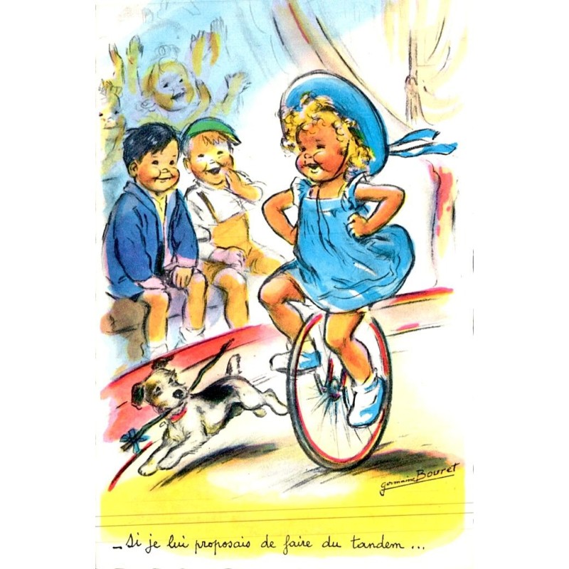 GERMAINE BOURET - NUMERO 1206 - SI JE LUI PROPOSAIS DE FAIRE DU TANDEM...