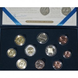 MALTE - COFFRET EURO BRILLANT UNIVERSEL 2015 - 9 PIÈCES ET 1 MÉDAILLE