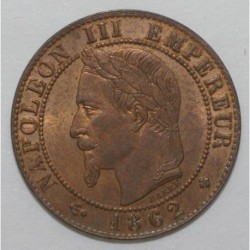 GADOURY 87 - 1 CENTIME 1862 - Grand BB - Strasbourg TYPE NAPOLEON III