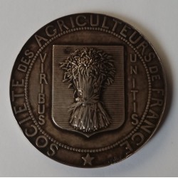 MEDAILLE - BAUERNGESELLSCHAFT VON FRANKREICH - KRIEG 1914 - SS/VZ