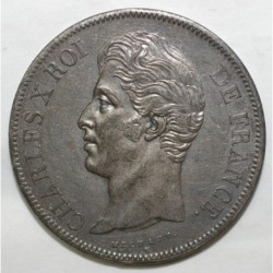 FRANCE - KM 728 - 5 FRANCS 1827 B - Rouen - CHARLES X