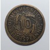 ALLEMAGNE - KM 40 - 10 REICHSPFENNIG 1925 A - Berlin - République de Weimar