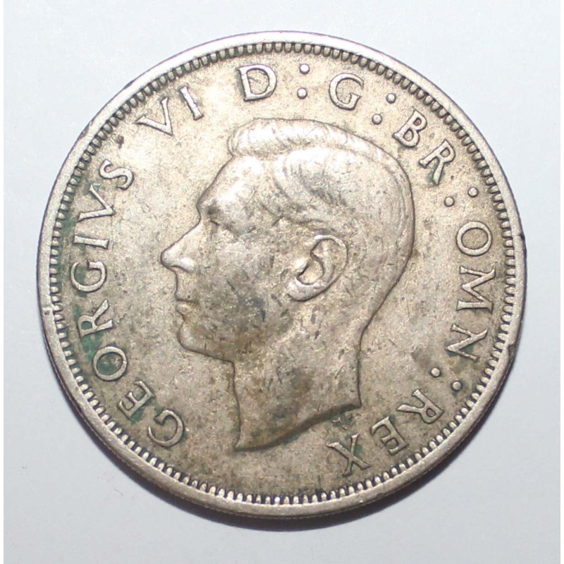 GRANDE BRETAGNE - KM 879 - 1/2 CROWN 1951 - George VI